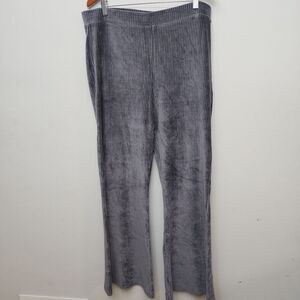 Aerie Gray Ribbed Leggings